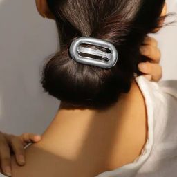 Rubans Silver Plated Hair Clip for Women-picture-49