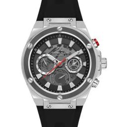 Daniel Klein Black Dial Analog Watch With silicon Band - DK1.13889-1-image-20