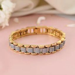 VOJ Gold Adjustable Designer Charms Bracelets-27