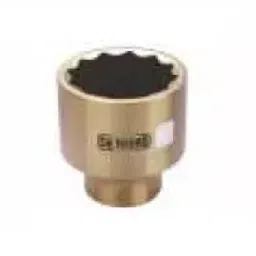 De Neers 50 mm Non Sparking Aluminium Bronze 19.05 mm (3/4 Inch) Drive Impact Socket, NS-A-C-IMP-S50D-3