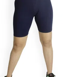 PINK SHELL Women Washed Running Sports Shorts-picture-5
