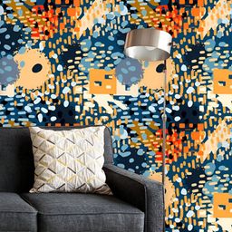 ArtzFolio Printed UV-Resistant Anti-Bacterial Abstract Brush Stroke2 Peel & Stick Wallpaper-image-35