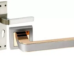 Quba Q 428 203.2 mm (8 Inch) Zinc Alloy RGPVD and BM Finish Door Handle Set-picture-41