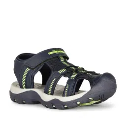 Bata Kids Grey Floater Sandals-image-57