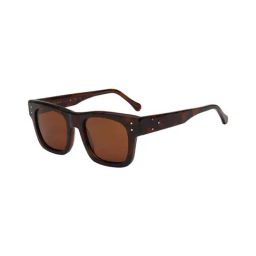 Ted Smith Brown Wayfarer UV Protection Unisex Sunglasses-picture-40