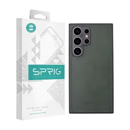 SPRIG Shock Proof Matte Leather Samsung S24 Ultra Back Case-35