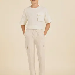 U.S. Polo Assn. Kids Boys Pure Cotton Mid-Rise Track Pant-picture-7
