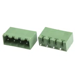 RS PRO 4 Way Pluggable Terminal Block 5.0 mm Pitch Solder Termination, 8971379-27