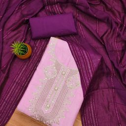Lilots Viscose Rayon Unstitched Dress Material-image-66