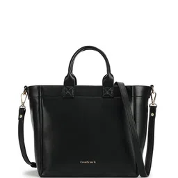 Fastrack Women Solid Swagger Zip Detail Satchel Bag-image-14