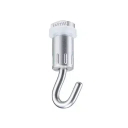 AS ONE C-1 Hook Zinc Die-Cast Nickel Plating, 61-235-7-1-4