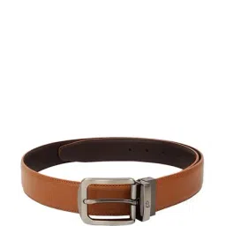 Kara Tan & Brown Solid Reversible Belt-44