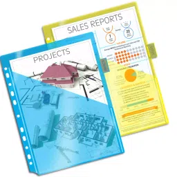 Solo 5 Document Pockets Dividers with Insertable Tabs DD105-36