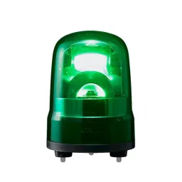 Patlite 100 mm Rotating Beacon Terminal Type 110-220 V AC, Green, SKH-M2T-G-37