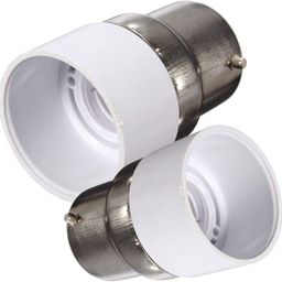 dikansha B22 to E14 Bulb Convertor Lamp Base Socket, Bulb Adapter Screw Socket Lamp Holder – White (Pack of 4 Pieces) image 3