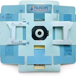 REES52 Foldscope Assembled Classroom Instruments Kit, Paper Microscope, DIY Education Kit for Children Pack of 1 image 1