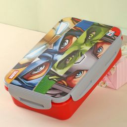 Disney Marvel Avengers Lock & Seal Lunch Box - Blue Red-picture-22