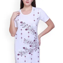 TRUDO Printed Oversized Pure Cotton Long T-shirt-image-68