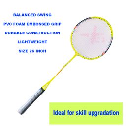 Axg New Goal Interminable Badminton Rackets Set Of 4 With 3 Feather Shuttles Badminton Kit -Multicolor image 3