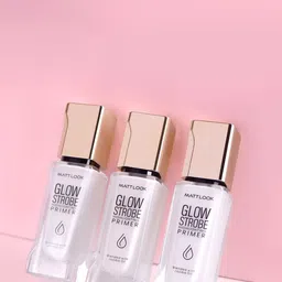 MATTLOOK Glow Strobe Highlighting Primer - 30 ml - Rosy Glow image 4