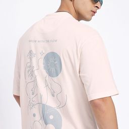 glitchez Flow Of Spirit Printed Relaxed Fit T-shirt-image-42