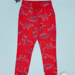 Pantaloons Junior Boys Fiery Red Regular Fit Joggers-image-28