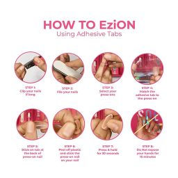 SOEZI Toezi Reusable Press On Nails Application Kit - Pastel Base image 3