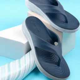 Red Tape Men's Blue Flip Flops-image-96