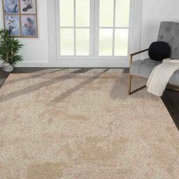 Obsessions Cream Neo Classical Rugged Carpet - Large-81