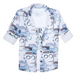 CHARCHIT Boys Comfort Opaque Printed Casual Shirt-56