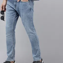 U.S. Polo Assn. Denim Co. Men Henry Cropped Skinny Fit Heavy Fade Stretchable Jeans-picture-42