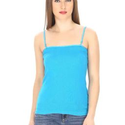 Friskers Turquoise Cotton Camisole-image-60