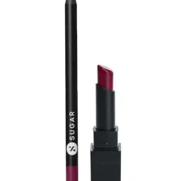 SUGAR Lipping On The Edge Lip Liner-07 Fiery Berry & Nothing Else Matter Lipstick-08 Berry Picking-4