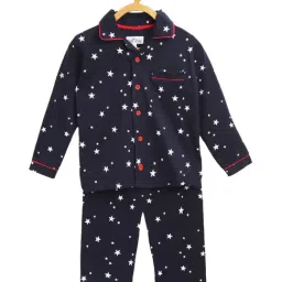 Nite Flite Kids Navy Blue Starry Nights Pyjama Set-image-76