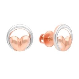 Malabar Gold and Diamonds 18k Gold Heart Earrings for Women-picture-20