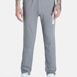 Puma Light Grey Slim Fit Joggers-image-29