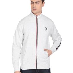 U.S. Polo Assn. Light Grey Regular Fit Printed Sweatshirt-image-64