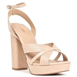 Aldo Women's Beige Ankle Strap Sandals-image-81