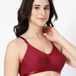 BLOSSOM Maroon Full Coverage Full Coverage Bra image 3