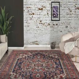 Obsessions Cream & Rust Classical Carpet - Large-87