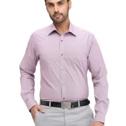 Raymond Maroon Slim Fit Checks Shirt-image-42