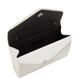 Call It Spring Silver Polyester Envelope Clutch image 3