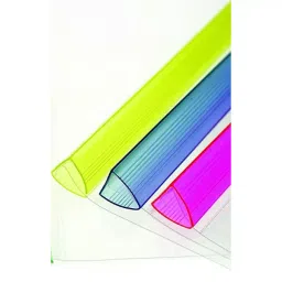 AAGAM Multicolor A4 Size Sliding Bar Strip File (Pack of 12) image 2