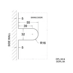 Ozone Thumb Turn Lock Silver SSS Patch Lock OPL-3A-STD image 3