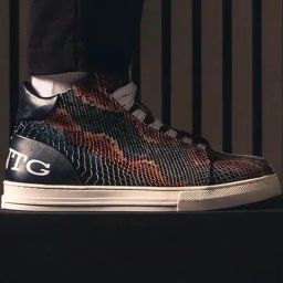 Saint G Men's Devon Blue Ankle High Sneakers-image-18