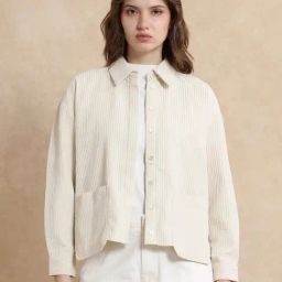 RAREISM Off White Polyester Tie-Dye Long Sleeves Jacket-image-54