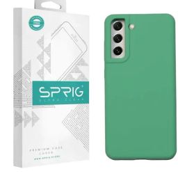 Sprig Liquid Silicone Back Cover for Samsung Galaxy S21 FE 5G (Green)-image-65