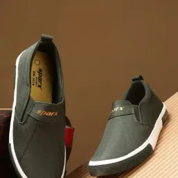 Sparx Men's Green Slip-On Shoes-image-49