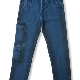Pepe Jeans Kids Blue Solid Jeans-image-96