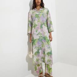 Utsa by Westside Multicolor Floral Pattern High-Low Kurta-24